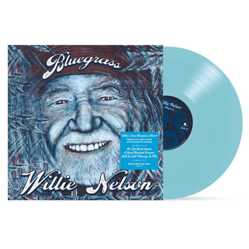 Bluegrass (Marbled Electric Blue LP) - Willie Nelson - musicstation.be