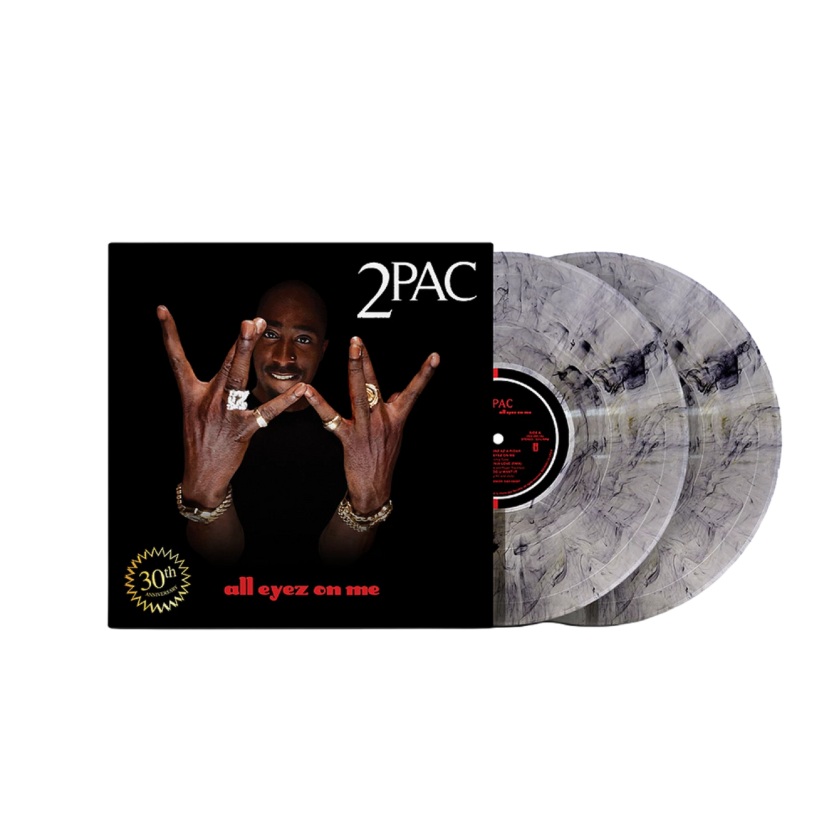 All Eyez On Me (30th Anniversary Edition White Noise Static 2LP