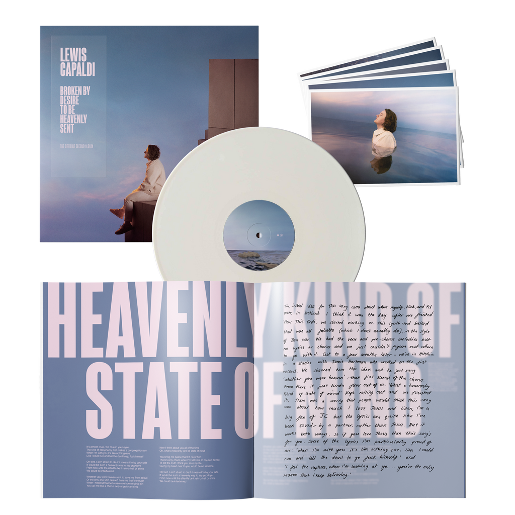 Broken By Desire To Be Heavenly Sent (Store Exclusive Fan Edition White LP Boxset) - Lewis Capaldi - musicstation.be