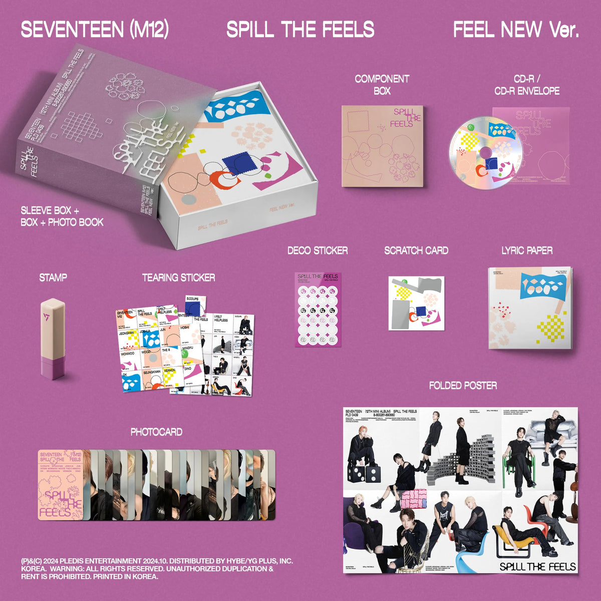 12th Mini Album 'SPILL THE FEELS' (FEEL NEW Version) (CD