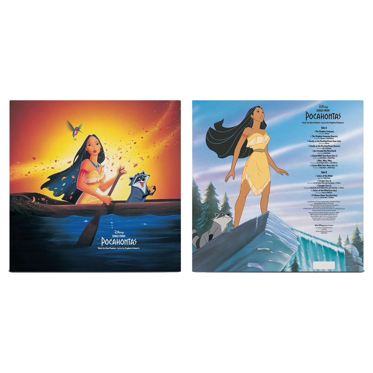 Songs from Pocahontas (Transparent Red And Blue Butterfly LP