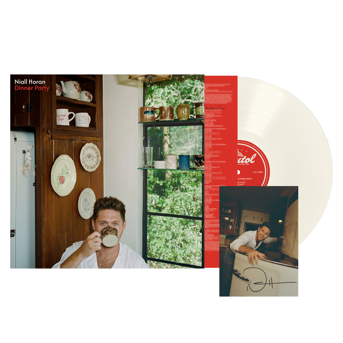 Dinner Party - Porcelain Vinyl + Signed Art Card – Musicstation.be