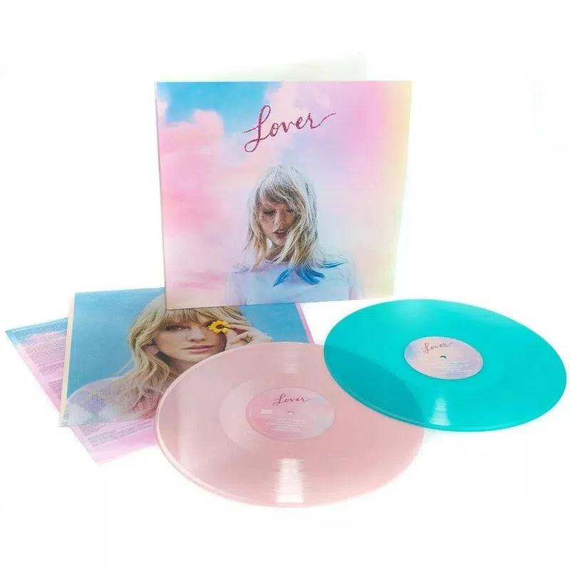 Lover (Baby Pink & Light Blue Translucent 2LP) - Taylor Swift - musicstation.be