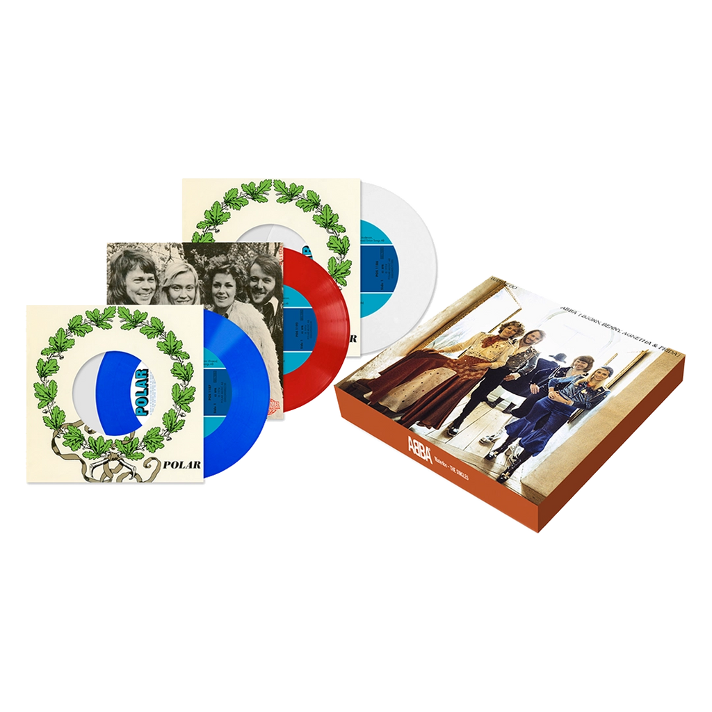 Waterloo (Store Exclusive 50th Anniversary Coloured 3x7Inch Single Deluxe Boxset) - ABBA - musicstation.be