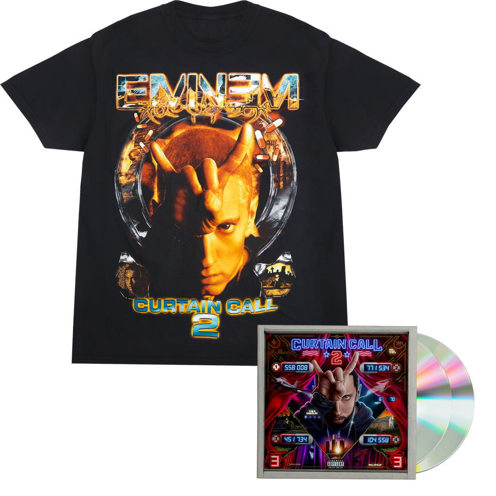 Curtain Call 2 (Store Exclusive 2CD+Horns T-Shirt) - Eminem - musicstation.be