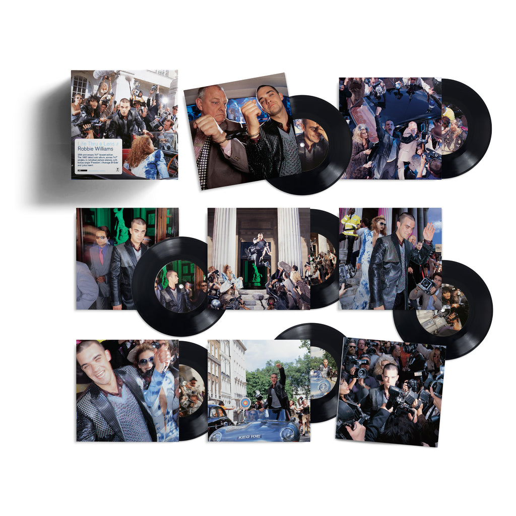 Life Thru A Lens 25th Anniversary (7Inch Single Boxset) - Robbie Williams - musicstation.be