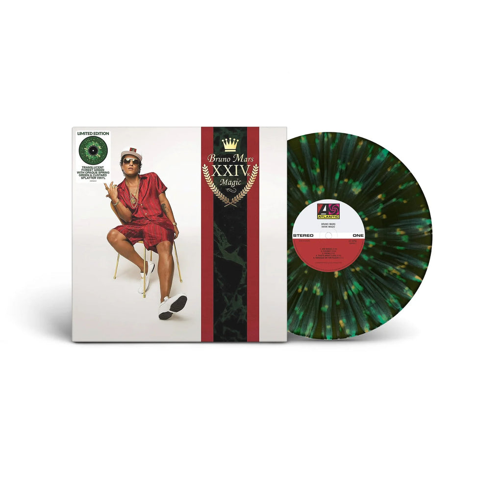 24K Magic (Green & Custard Splatter LP) - Bruno Mars - musicstation.be