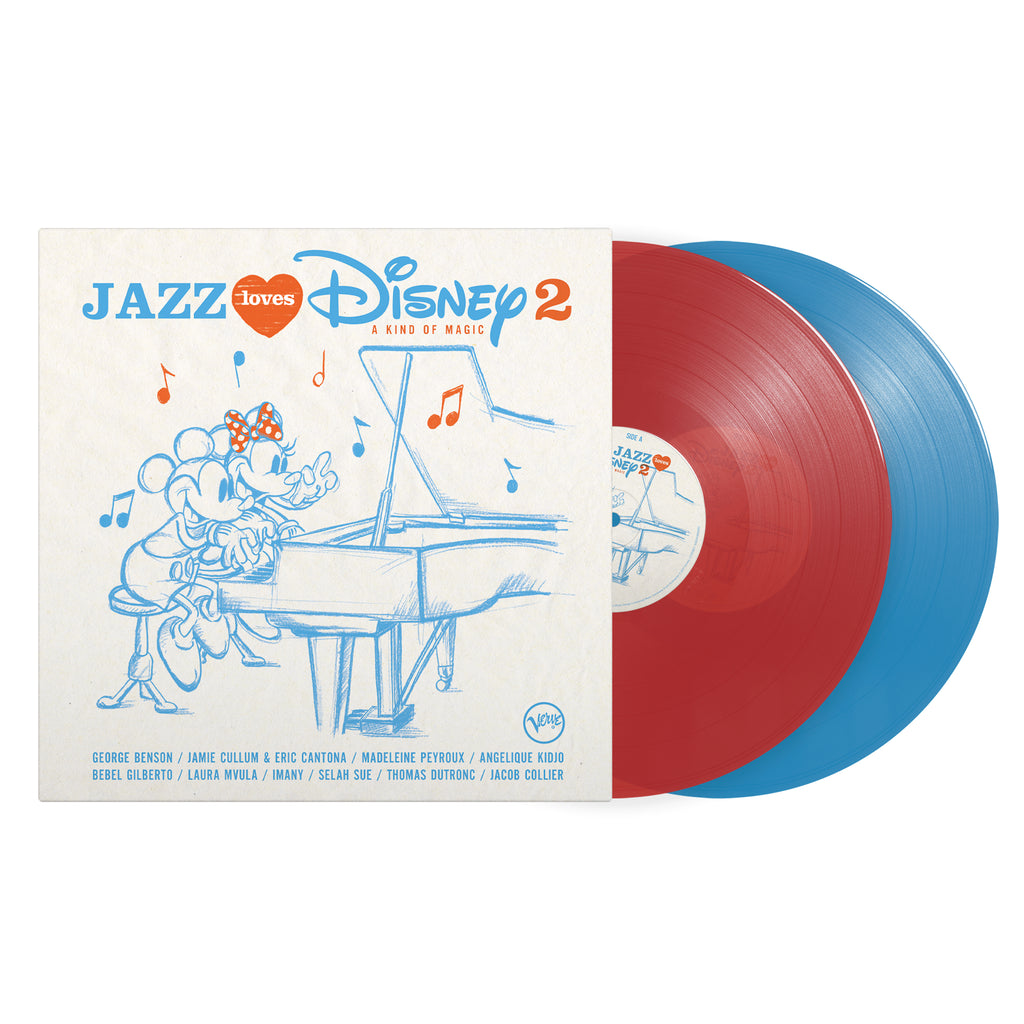 Jazz Loves Disney 2 - A Kind Of Magic (Translucent Red & Blue 2LP) - Various Artists - musicstation.be