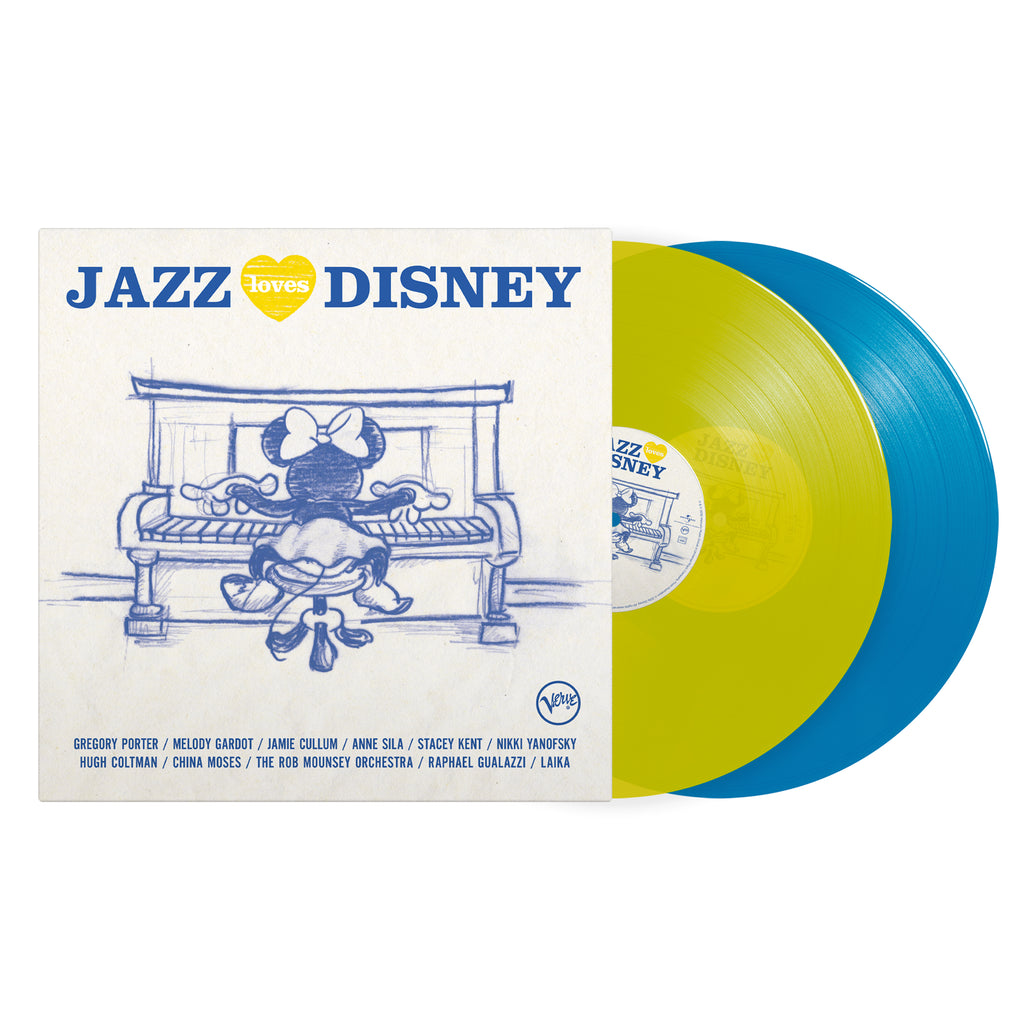 Jazz Loves Disney (Transparent Yellow & Blue 2LP) - Various Artists - musicstation.be