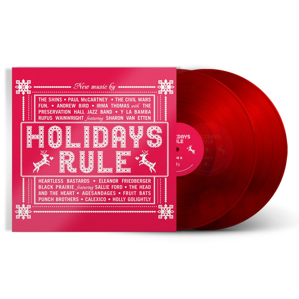 Holidays Rule (Red Transulcent 2LP) - Various Artists - musicstation.be