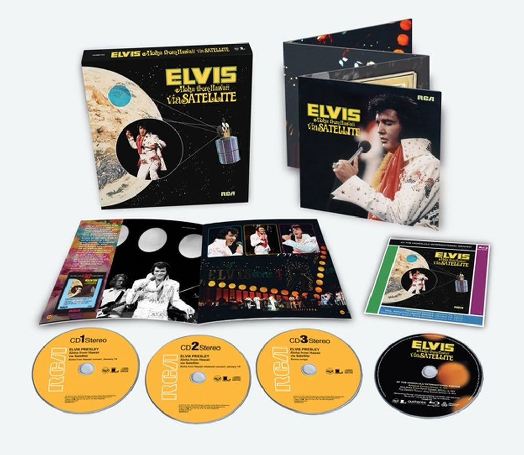 Aloha From Hawai (50th Anniversary 3CD+Blu-Ray Boxset) - Elvis Presley - musicstation.be