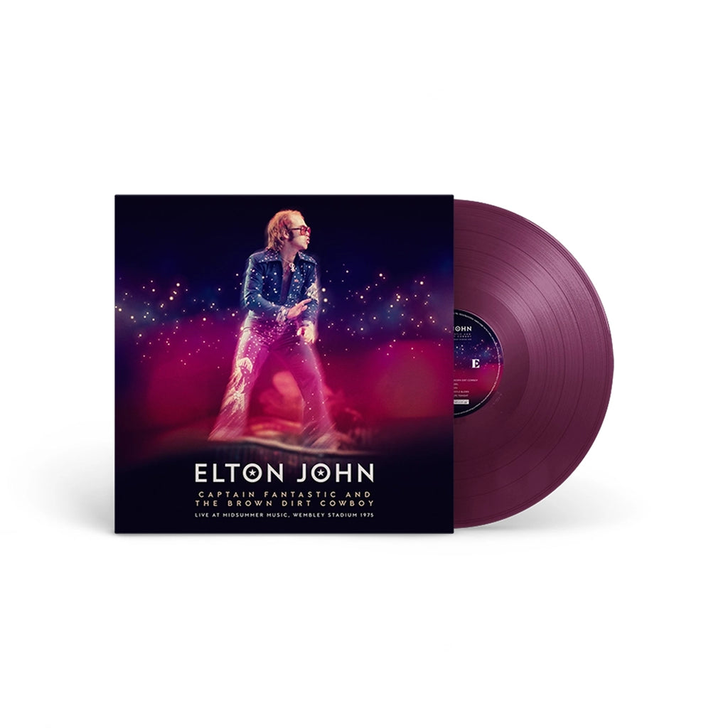 Captain Fantastic And The Brown Dirt Cowboy - Live At Midsummer Music, Wembley Stadium 1975 (Store Exclusive Transparent Purple LP) - Elton John - musicstation.be
