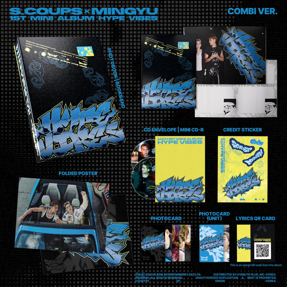 CxM 1st Mini Album 'HYPE VIBES' (combi Ver.) – Musicstation.be