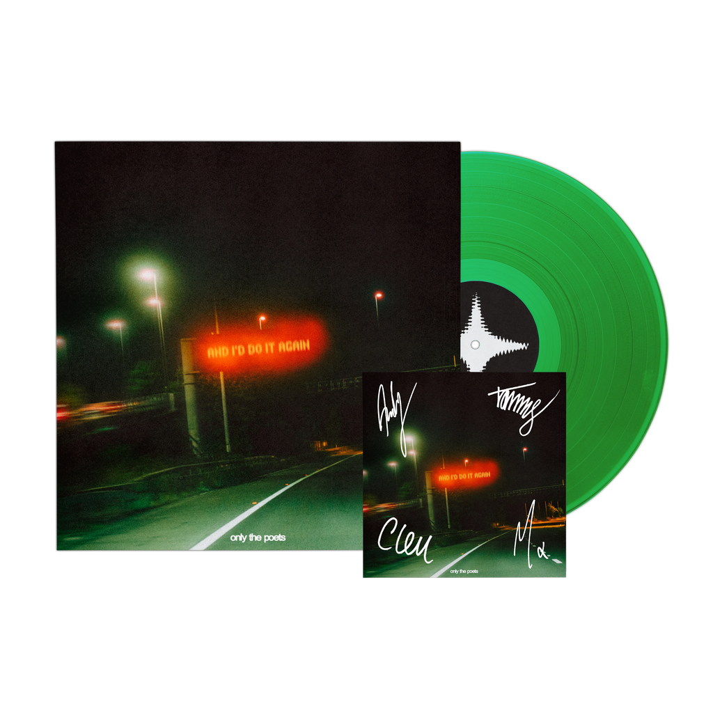 and i'd do it again - Store Exclusive Colour Vinyl + Signed Artcard - Only The Poets - musicstation.be