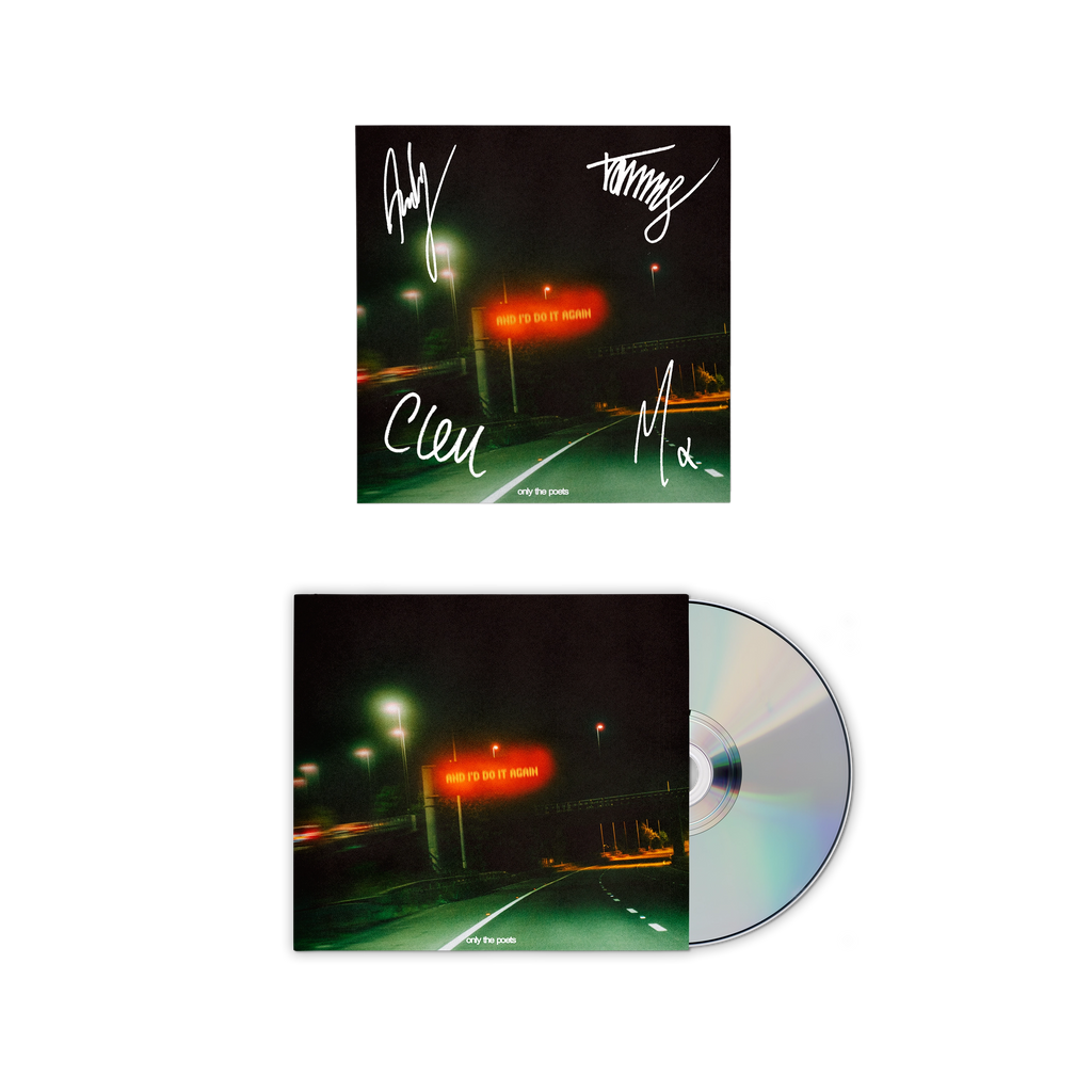 and i'd do it again - CD + Signed Artcard - Only The Poets - musicstation.be