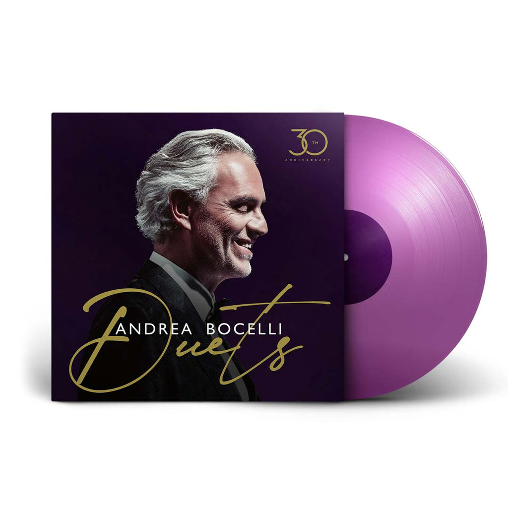 The Duets (Store Exclusive 30th Anniversary Purple LP) - Andrea Bocelli - musicstation.be