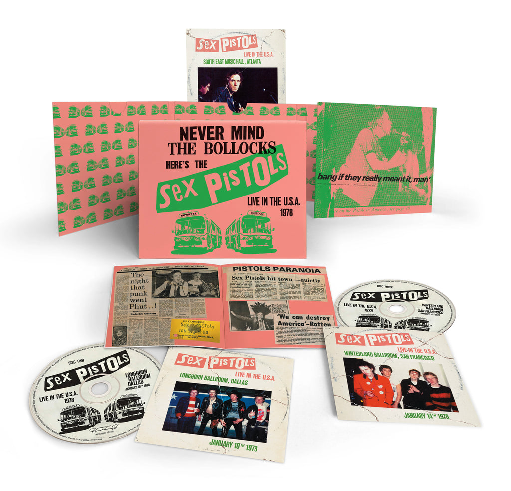 Live In The U.S.A 1978 (3CD) - Sex Pistols - musicstation.be