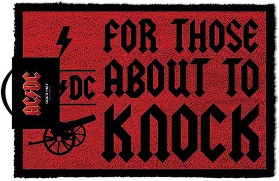 For Those About To Knock (Doormat) - AC/DC - musicstation.be