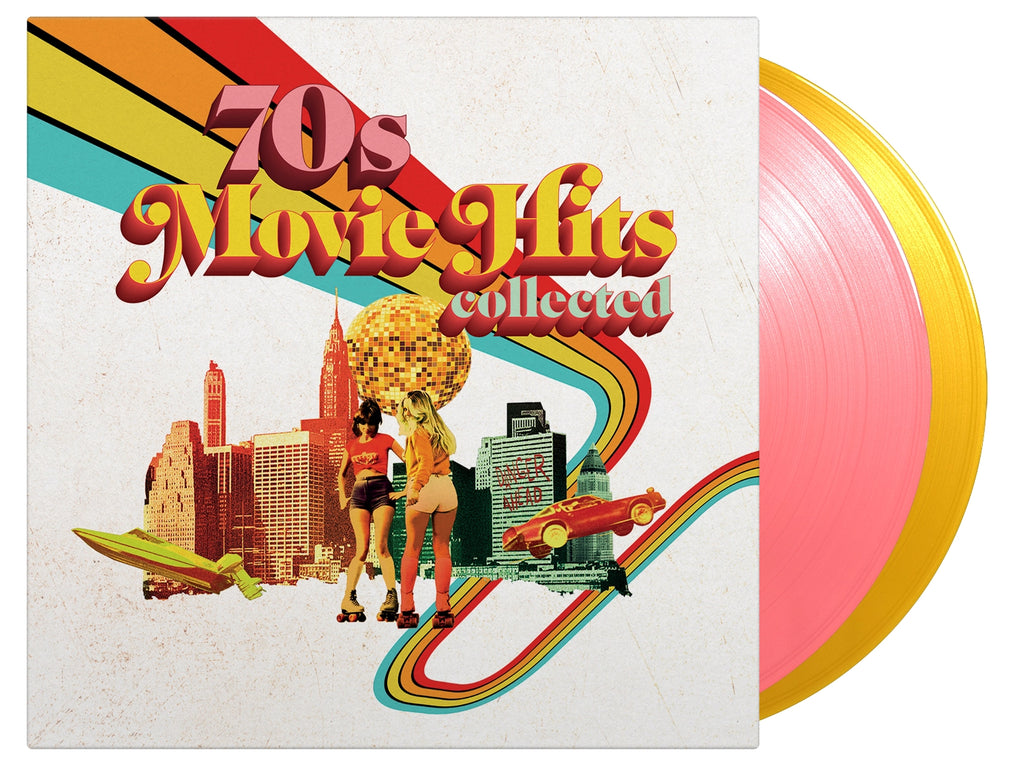 70's Movie Hits Collected (Pink & Yellow 2LP) - Various Artists - musicstation.be