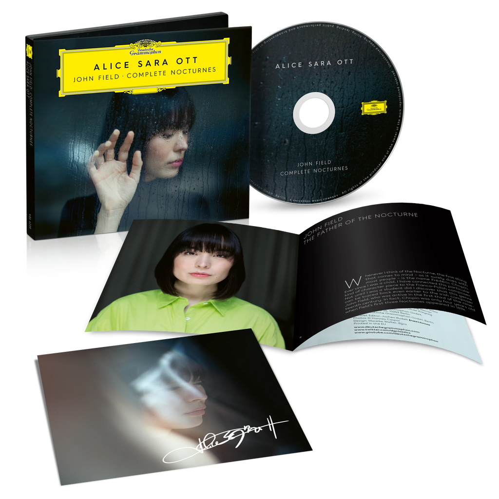 John Field Complete Nocturnes (Store Exclusive CD + Signed Art Card) - Alice Sara Ott - musicstation.be