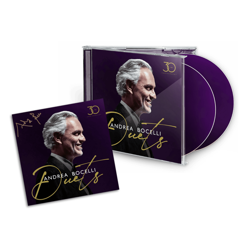 The Duets (Store Exclusive 30th Anniversary 2CD+Signed Art Card) - Andrea Bocelli - musicstation.be