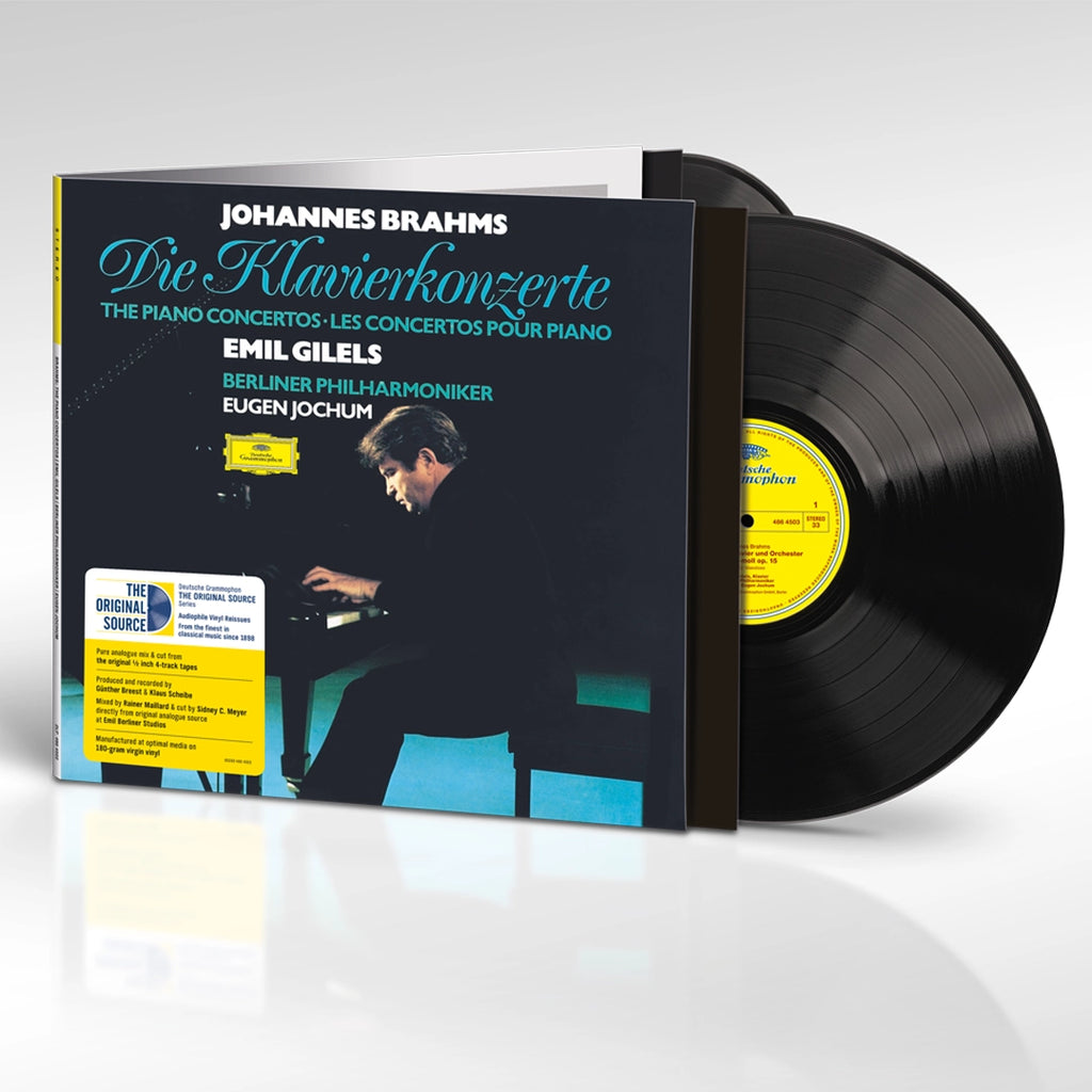 BRAHMS: Piano Concertos Nos. 1 & 2 (2LP) - Emil Gilels, Berliner Philharmoniker, Eugen Jochum - musicstation.be