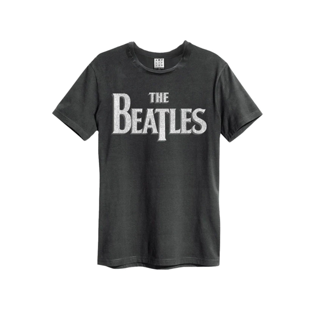 Beatles Logo (Amplified Vintage Charcoal T-shirt) -  - musicstation.be