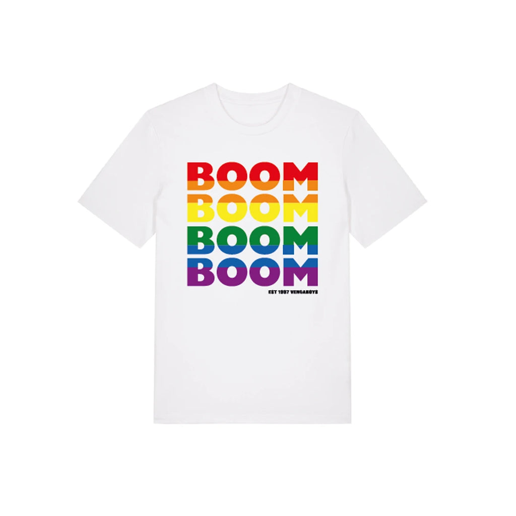 Boom, Boom, Boom, Boom (Store Exclusive Rainbow White T-Shirt) - Vengaboys - musicstation.be