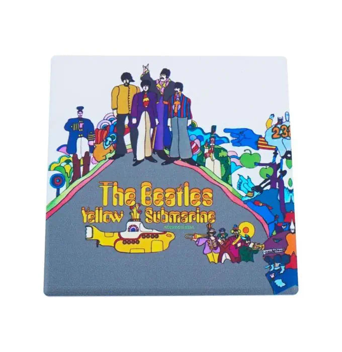 Yellow Submarine (Coaster Single Ceramic Square) - The Beatles - musicstation.be