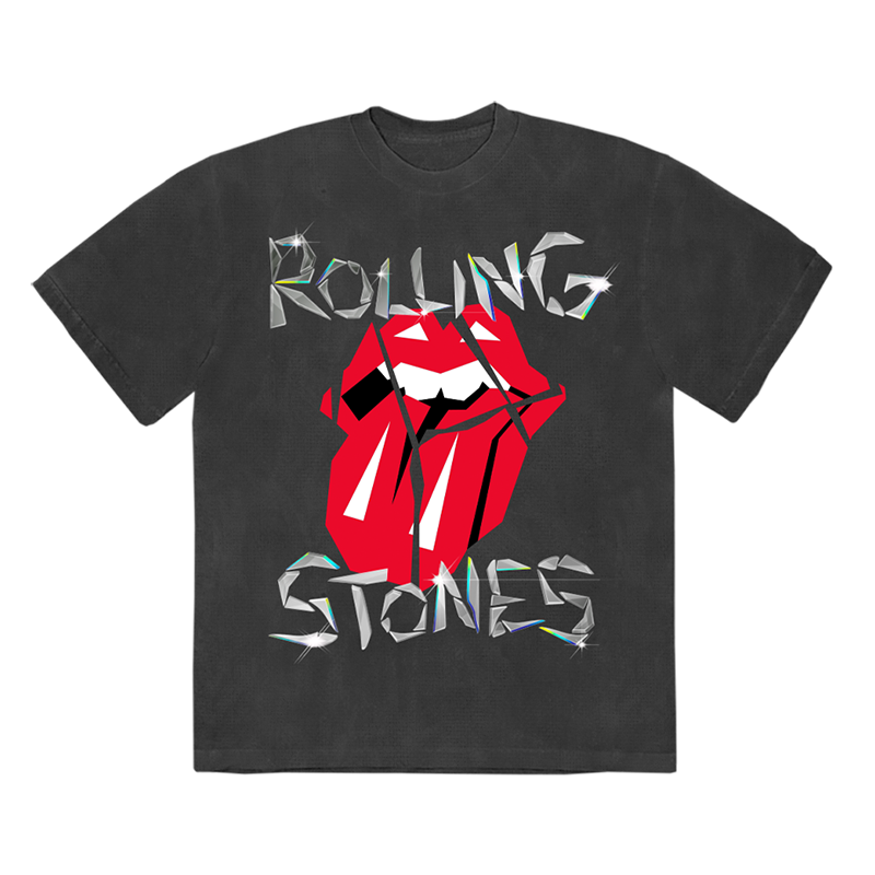 Diamond Tongue (Store Exclusive Grey Washed T-Shirt) - The Rolling Stones - musicstation.be