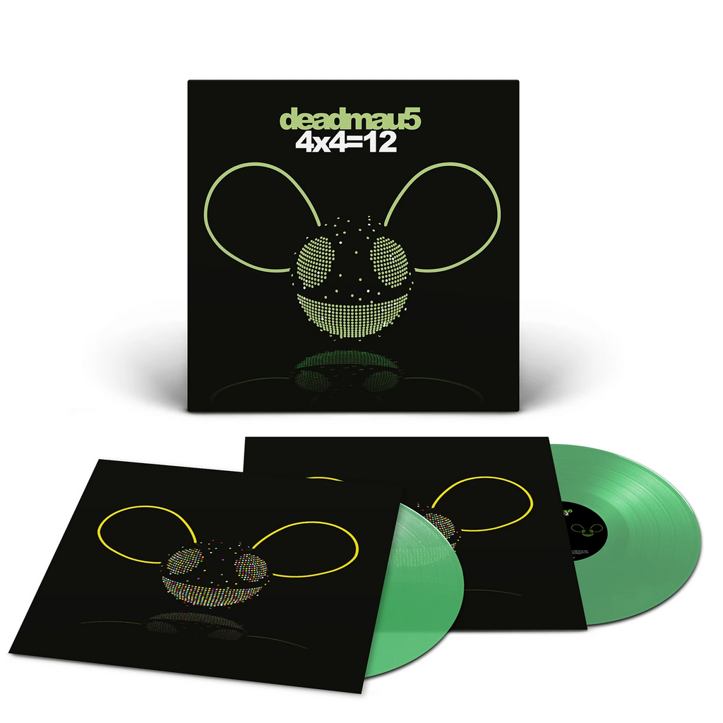 4x4=12 (Transparent Green 2LP) - deadmau5 - musicstation.be