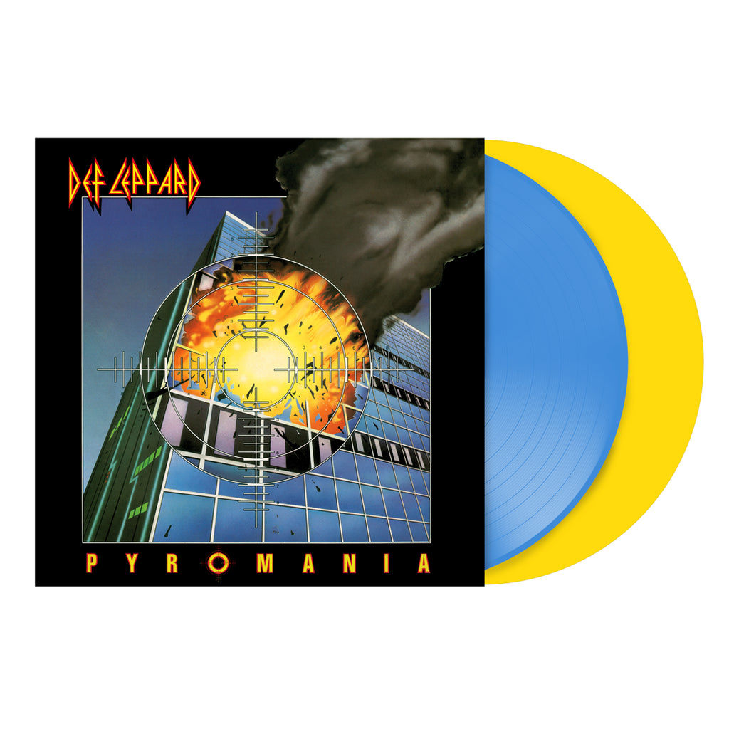 Pyromania (Store Exclusive Blue & Yellow Deluxe 2LP) - Def Leppard - musicstation.be