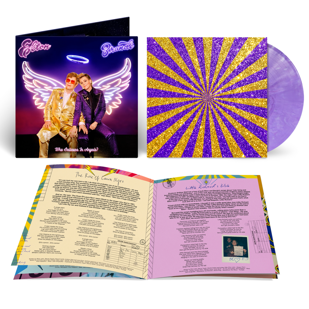 Who Believes In Angels? Store Exclusive Purple Marble Vinyl - Elton John - musicstation.be