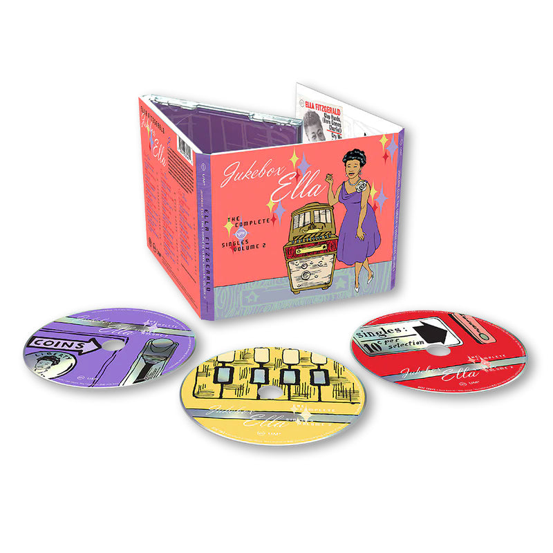 Jukebox Ella: The Complete Verve Singles, Vol. 2 (3 CD) - Ella Fitzgerald - musicstation.be