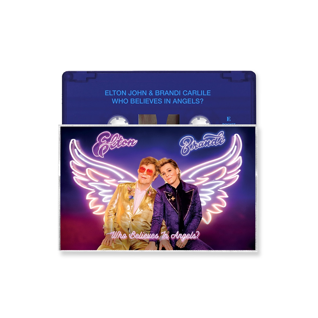 Who Believes In Angels? Limited Edition Purple Cassette - Elton John, Brandi Carlile - musicstation.be