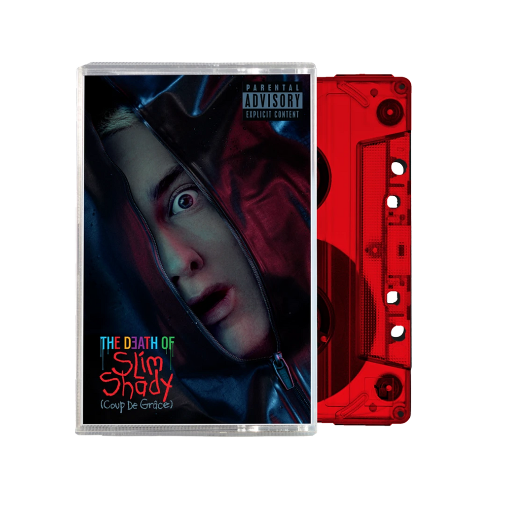 The Death of Slim Shady (Coup de Grâce) Red Translucent Cassette (D2C Exclusive) - Eminem - musicstation.be