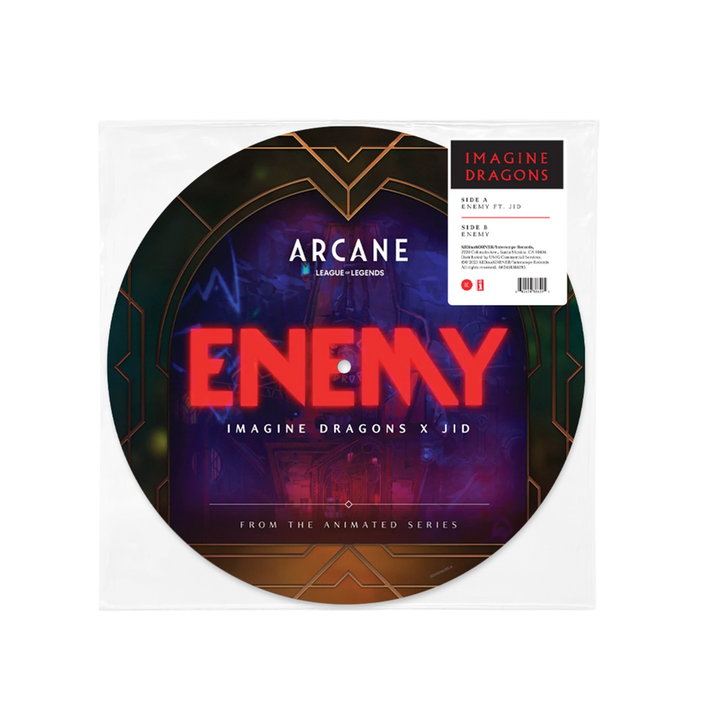 Enemy (Picture Disc LP) - Imagine Dragons, Arcane, League Of Legends - musicstation.be