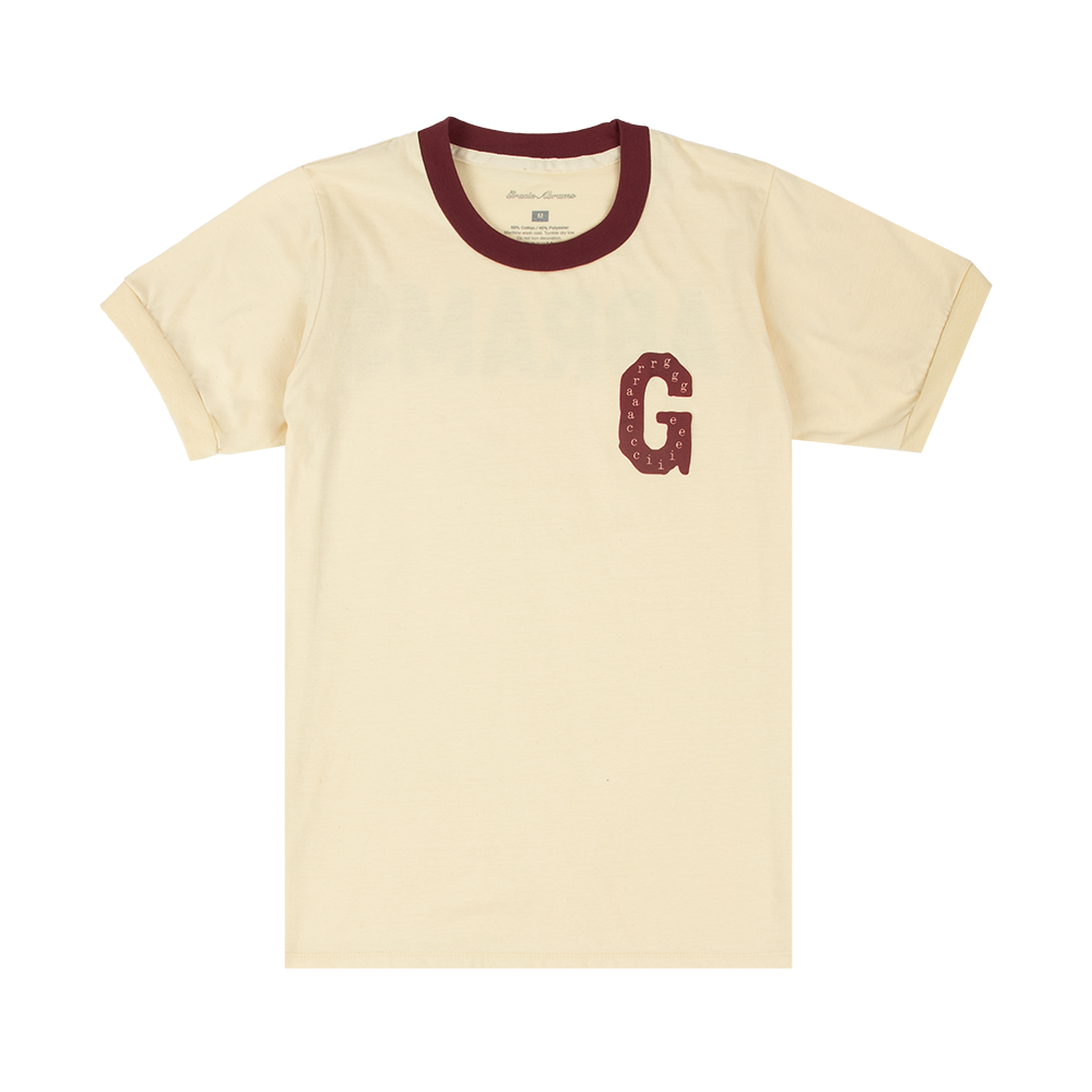 G Abrams Maroon Ringer Unisex T-Shirt - Gracie Abrams - musicstation.be