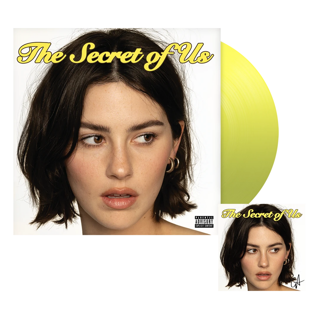 The Secret of Us Yellow Vinyl+Signed Art Card - Gracie Abrams - musicstation.be