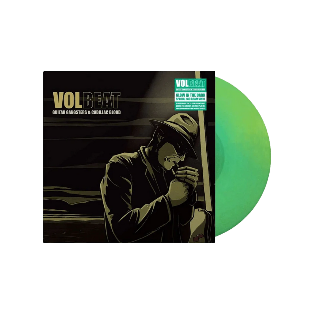 Guitar Gangster & Cadillac Blood (Green LP) - Volbeat - musicstation.be