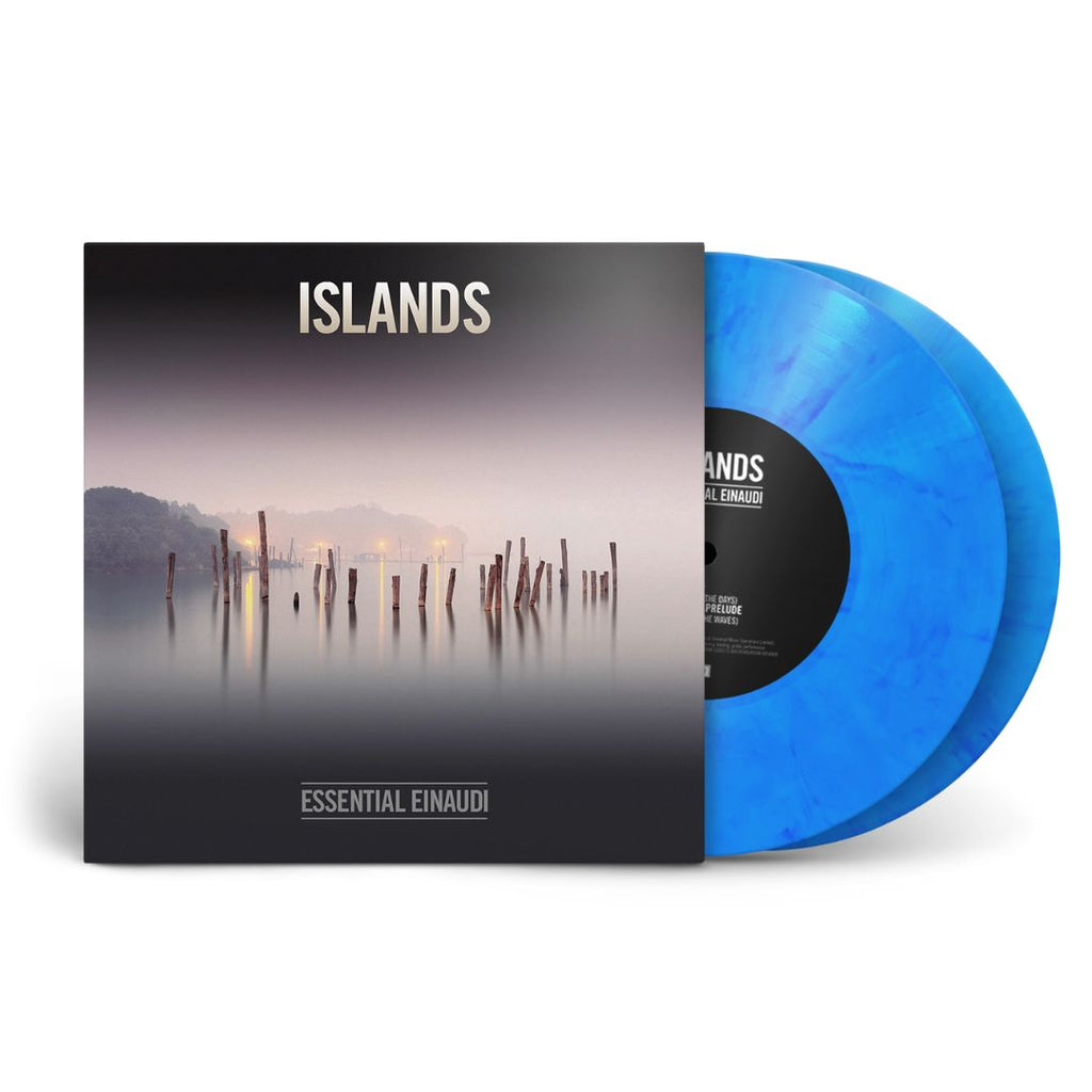 Islands - Essential Einaudi (Store Exclusive Opaque Marbled Blue 2LP) - Ludovico Einaudi - musicstation.be
