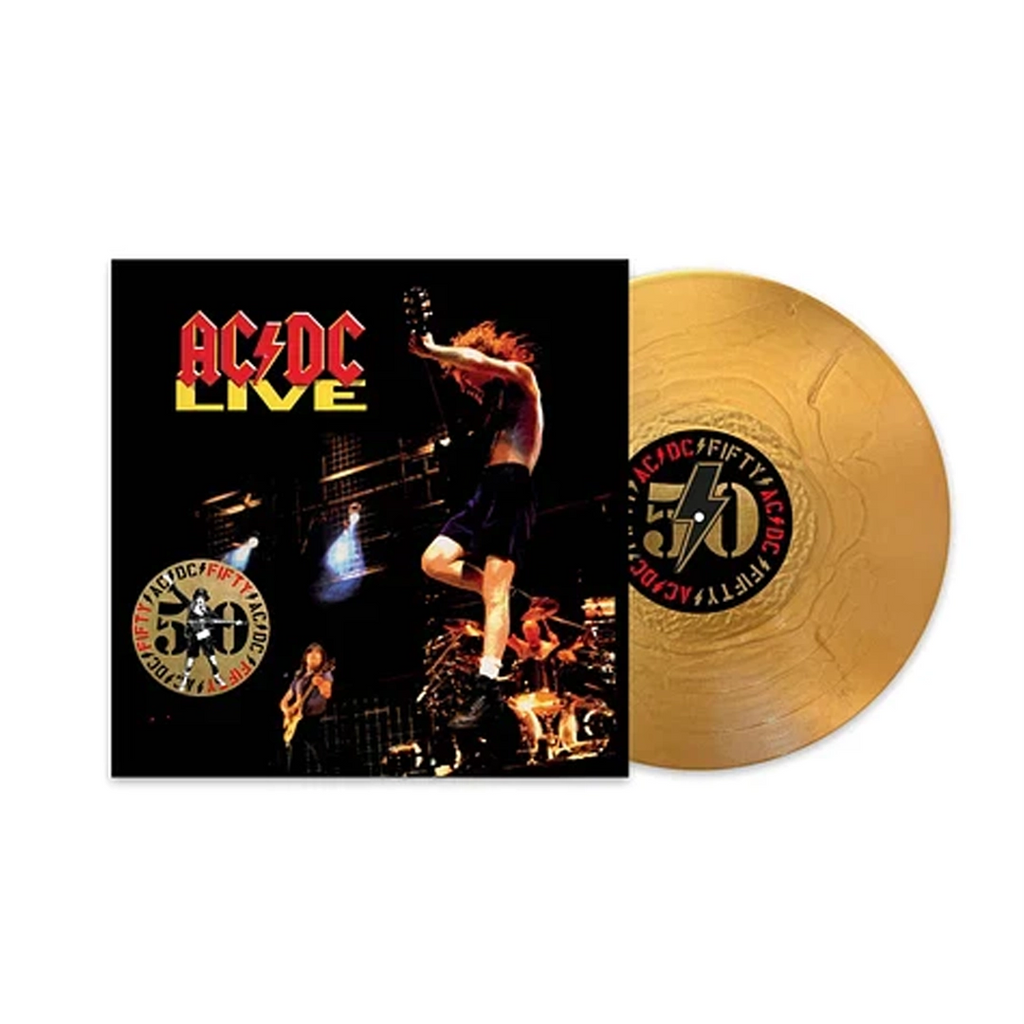 Live (Gold Metallic 2LP) - AC/DC - musicstation.be