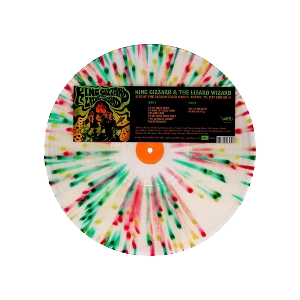 Live at the Carson Creek Ranch, Austin, Texas (Splattered LP) - King Gizzard & The Lizard Wizard - musicstation.be