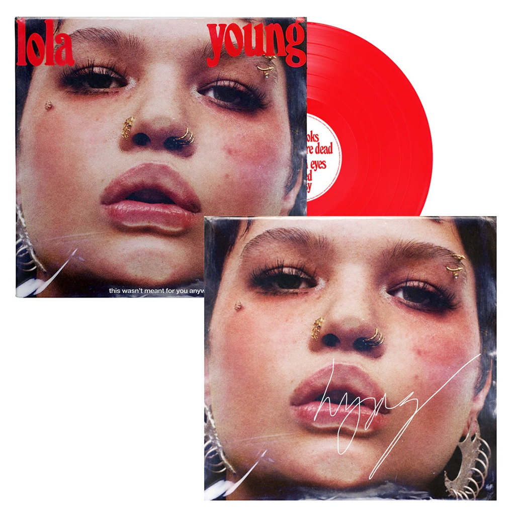 this wasn’t meant for you anyway (Store Exclusive Signed Art Card+Transparent Red LP) - Lola Young - musicstation.be