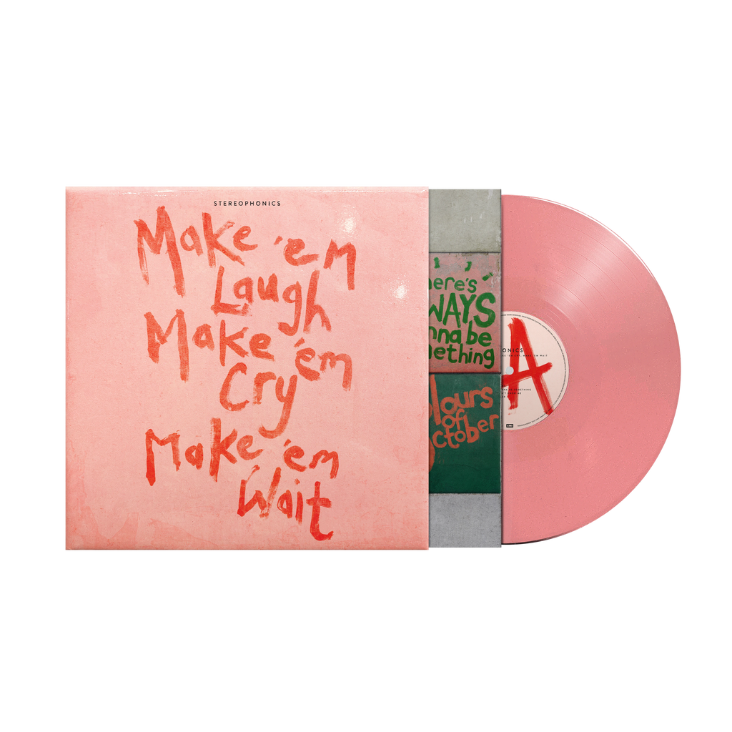 Make 'em Laugh Make 'em Cry Make 'em Wait: Translucent Pink Vinyl - Stereophonics - musicstation.be