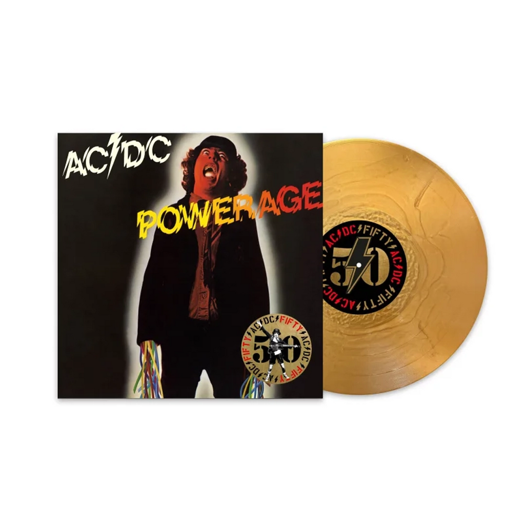 Powerage (Gold Metallic LP) - AC/DC - musicstation.be