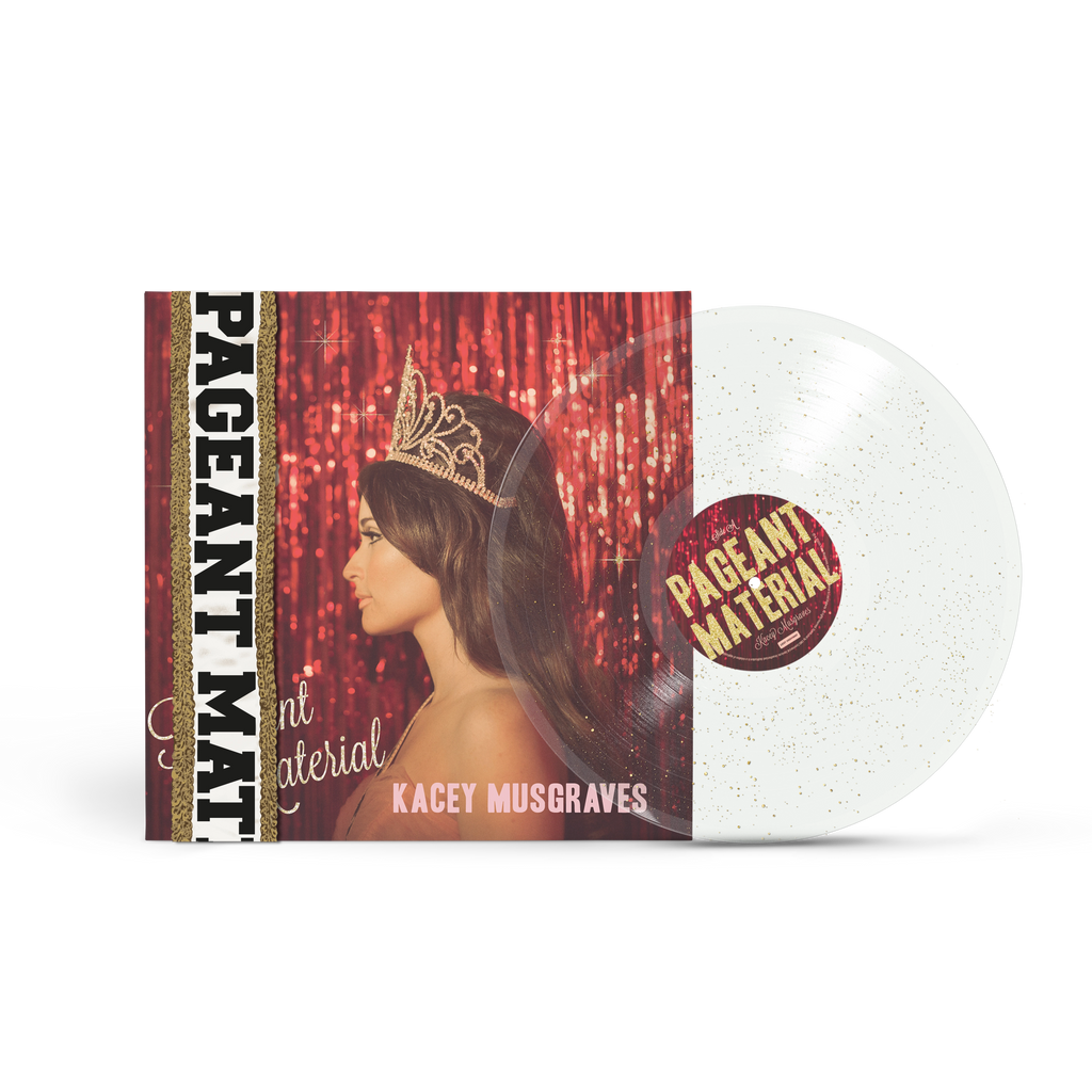 Pageant Material 10th Anniversary Gold Glitter Vinyl - Kacey Musgraves - musicstation.be
