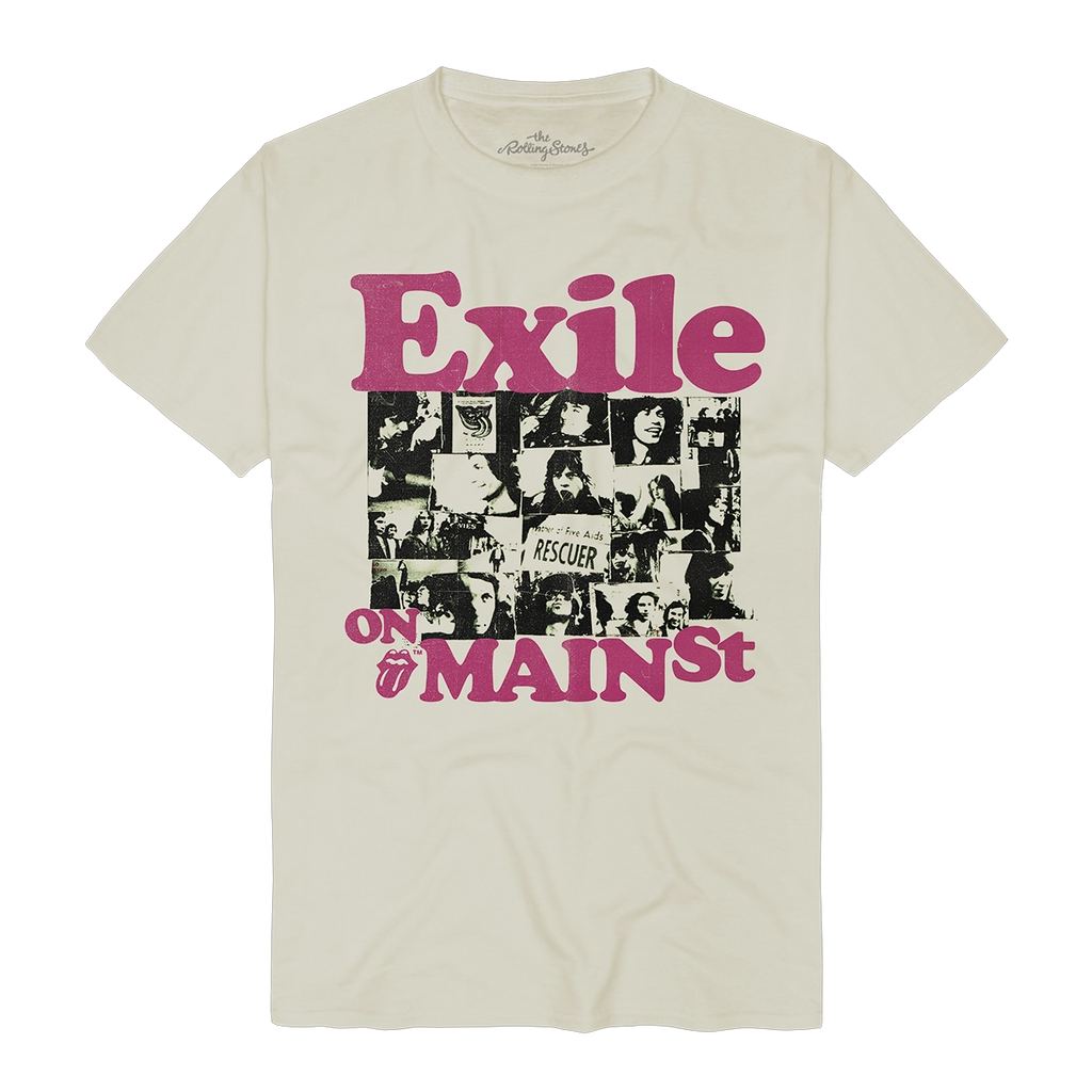 Exile On Main Street Album Photo (Store Exclusive White T-Shirt) - The Rolling Stones - musicstation.be