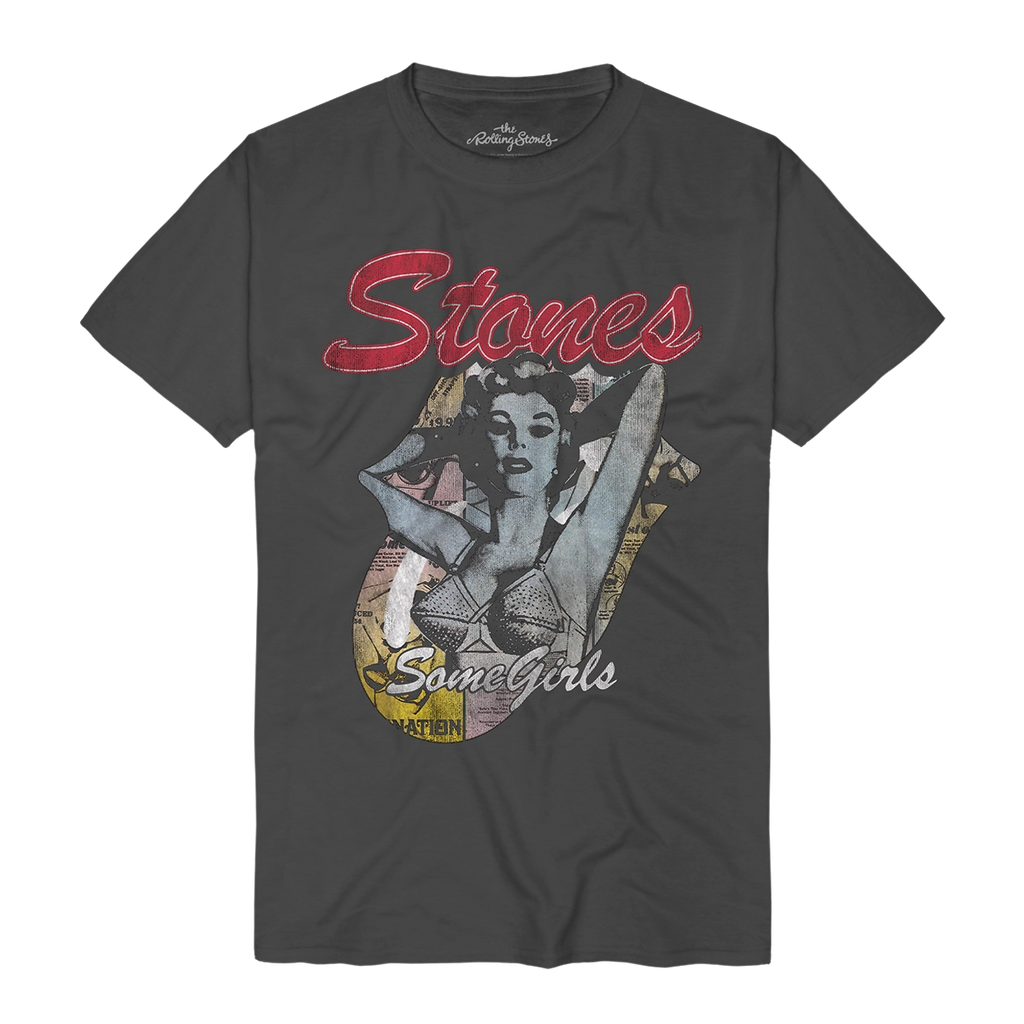 Some Girls Charcoal (Store Exclusive Black T-Shirt) - The Rolling Stones - musicstation.be