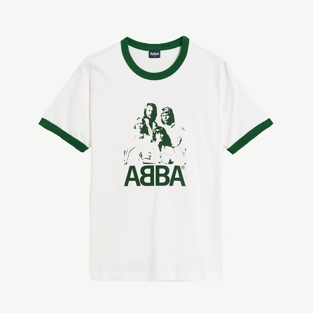 ABBA Ringer (Store Exclusive Off-White/Green T-shirt) - ABBA - musicstation.be